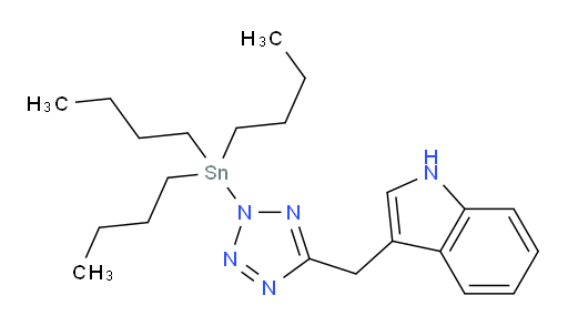 3-((2-(三丁基锡基)-2H-四氮唑-5-基)甲基)-1H-吲哚