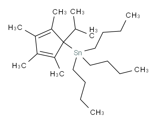 三丁基(1-异丙基-2,3,4,5-四甲基环戊-2,4-二烯-1-基)锡烷