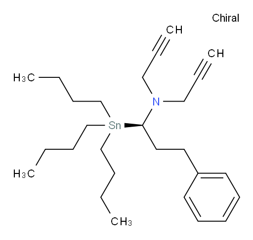 (R)-N-(3-苯基-1-(三丁基锡基)丙基)-N-(丙-2-炔-1-基)丙-2-炔-1-胺