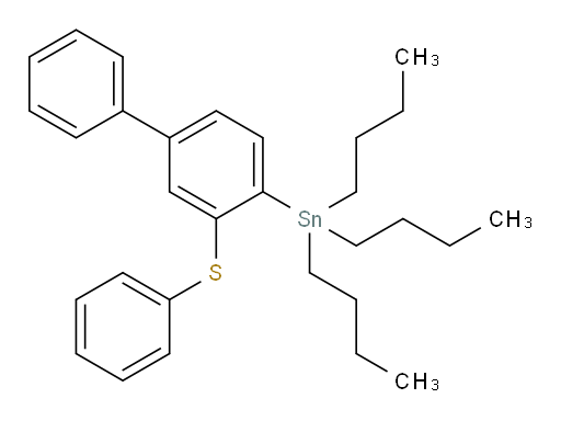 三丁基(3-(苯基硫基)-[1,1'-联苯]-4-基)锡烷