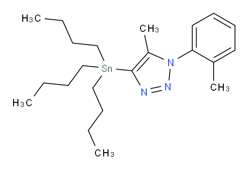 5-甲基-1-(邻甲苯基)-4-(三丁基锡基)-1H-1,2,3-三氮唑
