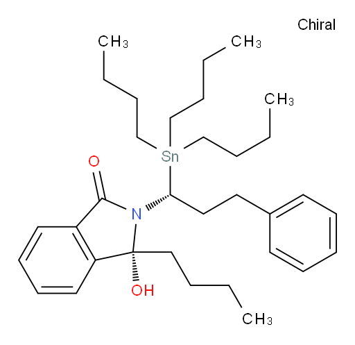 (R)-3-丁基-3-羟基-2-((R)-3-苯基-1-(三丁基锡基)丙基)异吲哚啉-1-酮