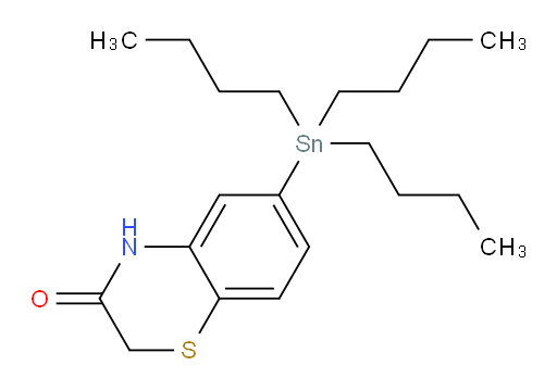 6-(三丁基锡基)-2H-苯并[b][1,4]噻嗪-3(4H)-酮