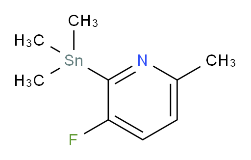 3-fluoro-6-methyl-2-(trimethylstannyl)pyridine