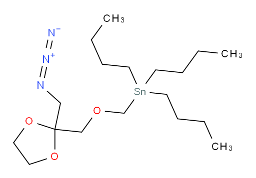 (((2-(azidomethyl)-1,3-dioxolan-2-yl)methoxy)methyl)tributylstannane