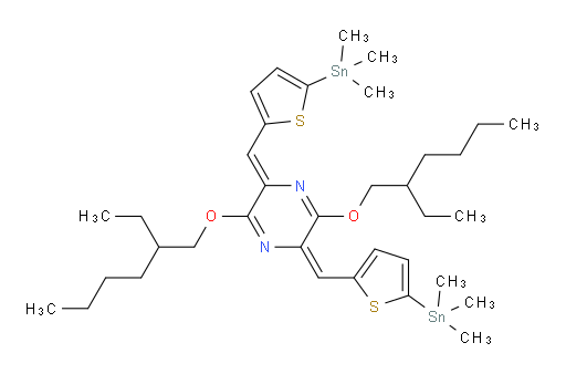(2Z,5E)-3,6-bis((2-ethylhexyl)oxy)-2,5-bis((5-(trimethylstannyl)thiophen-2-yl)methylene)-2,5-dihydropyrazine