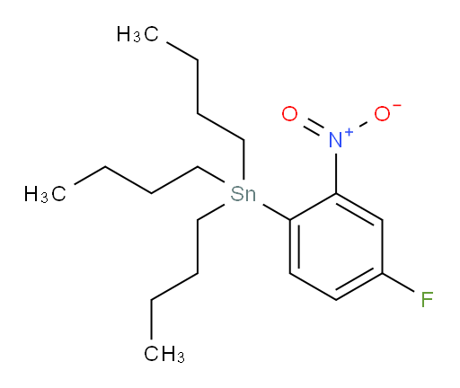 tributyl(4-fluoro-2-nitrophenyl)stannane