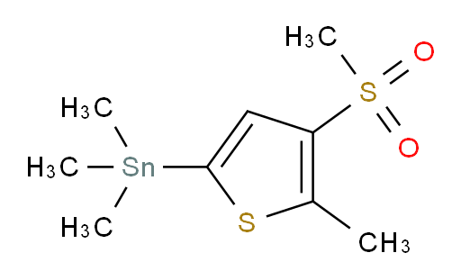 trimethyl(5-methyl-4-(methylsulfonyl)thiophen-2-yl)stannane