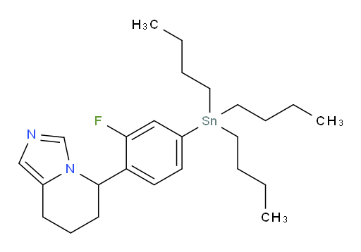 5-(2-氟-4-(三丁基锡基)苯基)-5,6,7,8-四氢咪唑并[1,5-a]吡啶