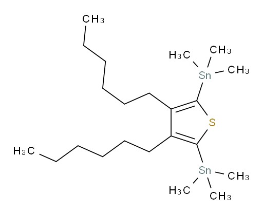 (3,4-二己基噻吩-2,5-二基)双(三甲基锡烷)