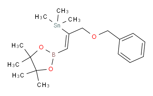 (Z)-(3-(苄氧基)-1-(4,4,5,5-四甲基-1,3,2-二氧杂环己硼烷-2-基)丙-1-烯-2-基)三甲基锡烷