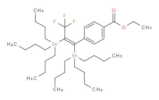 (Z)-乙基 4-(3,3,3-三氟-1,2-双(三丁基锡基)丙烯-1-基)苯甲酸酯