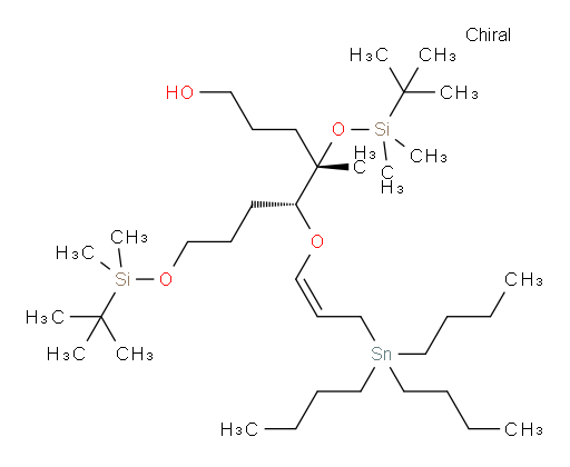 (4S,5R)-4,8-双((叔丁基二甲基sil氧基))-4-甲基-5-(((Z)-3-(三丁基锡基)丙烯-1-基)氧基)辛-1-醇