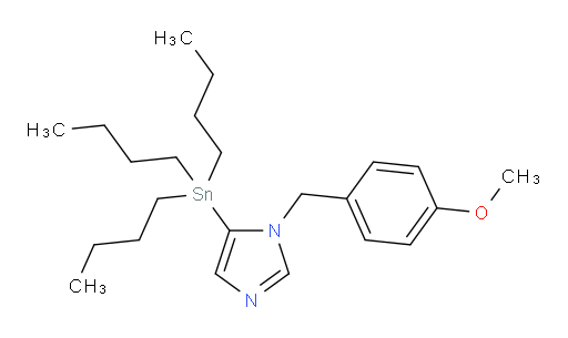 1-(4-甲氧基苄基)-5-(三丁基锡基)-1H-咪唑