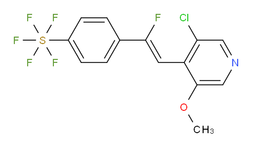 (Z)-4-(2-(3-chloro-5-methoxypyridin-4-yl)-1-fluorovinyl)(pentafluoromercapto)benzene