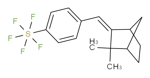 (Z)-4-((3,3-dimethylbicyclo[2.2.1]heptan-2-ylidene)methyl)(pentafluoromercapto)benzene