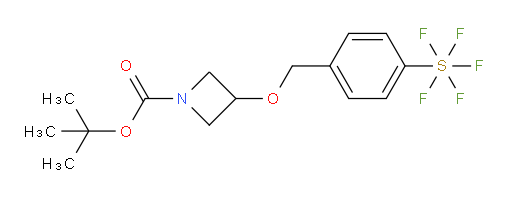 [4-[[[1-[(1,1-Dimethylethoxy)carbonyl]-3-azetidinyl]oxy]methyl]phenyl]sulfur pentafluoride