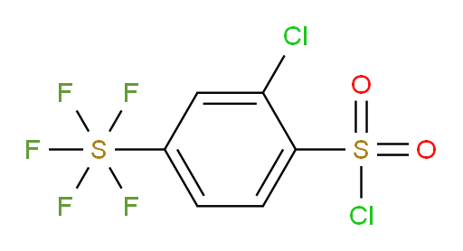 2-chloro-4-(pentafluoromercapto)benzene-1-sulfonyl chloride