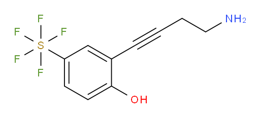 [3-(4-Amino-1-butyn-1-yl)-4-hydroxyphenyl]sulfur pentafluoride