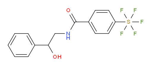 N-(2-hydroxy-2-phenylethyl)-4-(pentafluoromercapto)benzamide