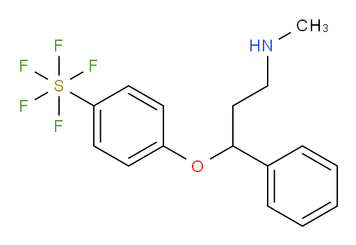[4-[3-(methylamino)-1-phenylpropoxy]phenyl]sulfur pentafluoride
