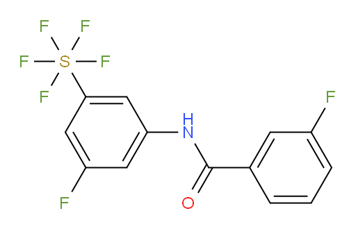 [3-fluoro-5-[(3-fluorobenzoyl)amino]phenyl]sulfur pentafluoride