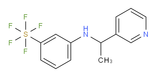 [3-[[1-(3-pyridinyl)ethyl]amino]phenyl]sulfur pentafluoride