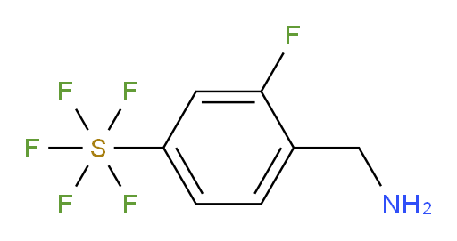 [4-(Aminomethyl)-3-fluorophenyl]sulfur pentafluoride