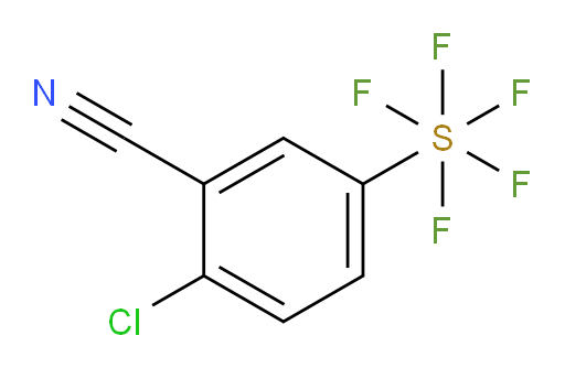 (4-Chloro-3-cyanophenyl)sulfur pentafluoride