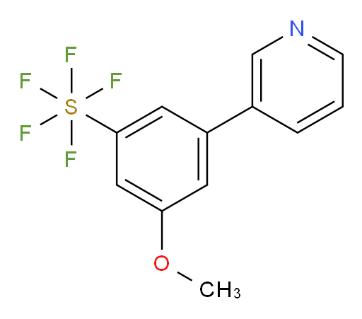 [5-methoxy-4-(3-pyridinyl)phenyl]sulfur pentafluoride