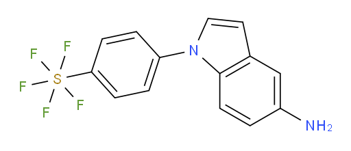 [4-(5-Amino-1H-indol-1-yl)phenyl]sulfur pentafluoride