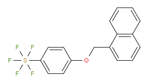 [4-(1-naphthalenylmethoxy)phenyl]sulfur pentafluoride