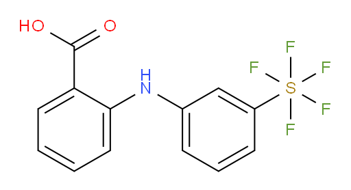 2-((3-(pentafluoromercapto)phenyl)amino)benzoic acid