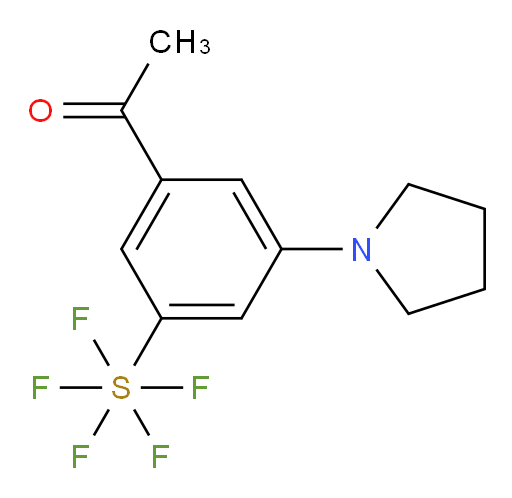[3-Acetyl-5-(1-pyrrolidinyl)phenyl]sulfur pentafluoride