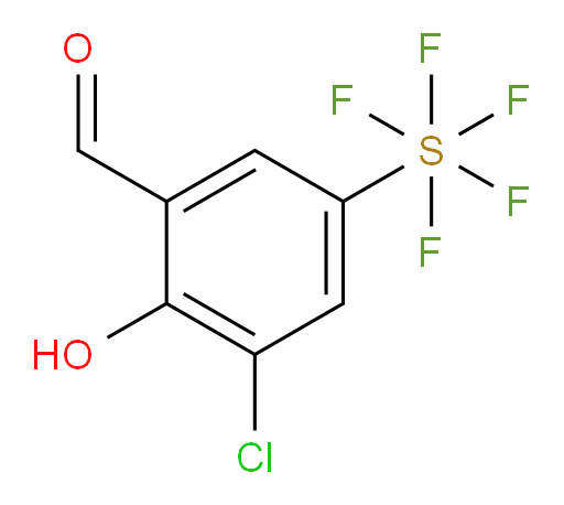 (3-Chloro-5-formyl-4-hydroxyphenyl)sulfur pentafluoride