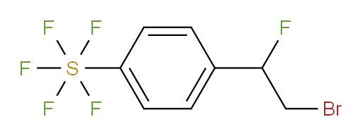 4-(2-bromo-1-fluoroethyl)(pentafluoromercapto)benzene