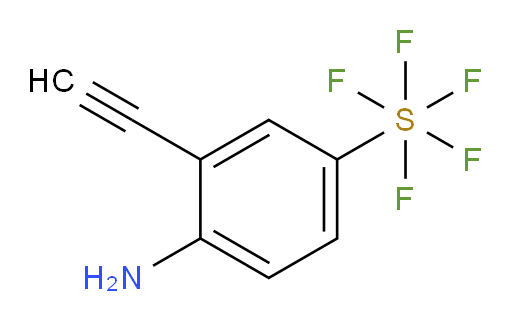 4-amino-3-ethynyl(pentafluoromercapto)benzene