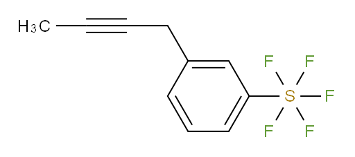3-(but-2-yn-1-yl)(pentafluoromercapto)benzene