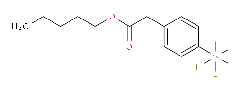 pentyl 2-(4-(pentafluoromercapto)phenyl)acetate
