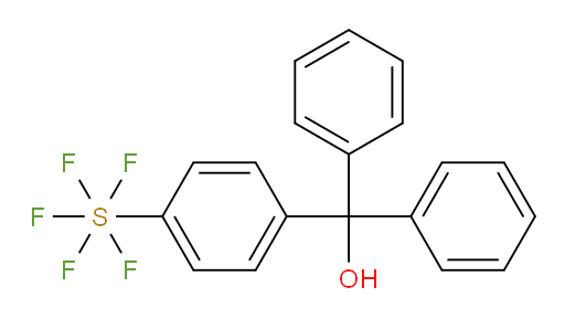(4-(pentafluoromercapto)phenyl)diphenylmethanol