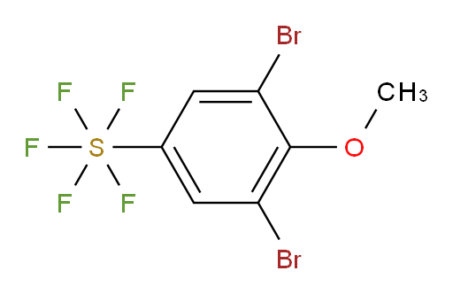 (3,5-dibromo-4-methoxyphenyl)sulfur pentafluoride