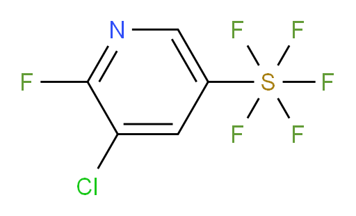 5-chloro-6-fluoropyridine-3-ylsulfur pentafluoride