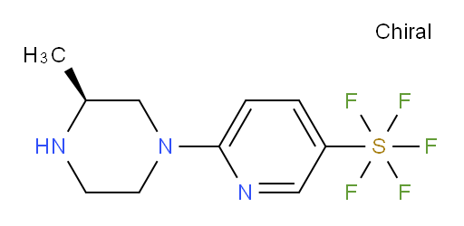 (S)-6-(3-methylpiperazin-1-yl)pyridine-3-ylsulfur pentafluoride