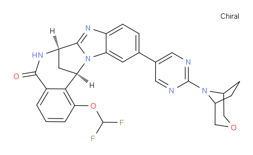 (7R,14R)-1-(difluoromethoxy)-6,7-dihydro-11-[2-(3-oxa-8-azabicyclo[3.2.1]oct-8-yl)-pyrimidin-5-yl]-7,14-Methanobenzimidazo[1,2-b][2,5]benzodiazocin-5(14H)--one