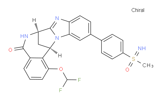 (7R,14R)-1-(difluoromethoxy)-11-(4-(S-methylsulfonimidoyl)phenyl)-6,7-dihydro-7,14-methanobenzo[f]benzo[4,5]imidazo[1,2-a][1,4]diazocin-5(14H)-one
