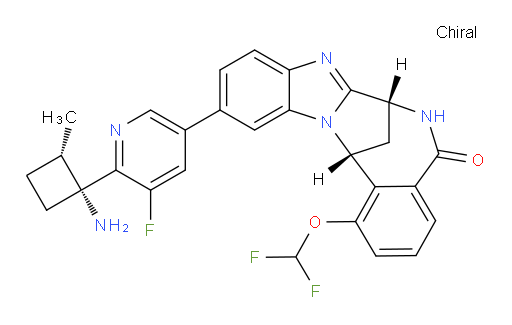 (7R,14R)-11-(6-((1R,2S)-1-amino-2-methylcyclobutyl)-5-fluoropyridin-3-yl)-1-(difluoromethoxy)-6,7-dihydro-7,14-methanobenzo[f]benzo[4,5]imidazo[1,2-a][1,4]diazocin-5(14H)-one