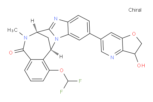 (7R,14R)-1-(difluoromethoxy)-11-(3-hydroxy-2,3-dihydrofuro[3,2-b]pyridin-6-yl)-6-methyl-6,7-dihydro-7,14-methanobenzo[f]benzo[4,5]imidazo[1,2-a][1,4]diazocin-5(14H)-one