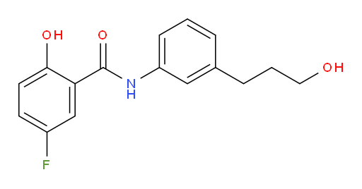 5-fluoro-2-hydroxy-N-(3-(3-hydroxypropyl)phenyl)benzamide
