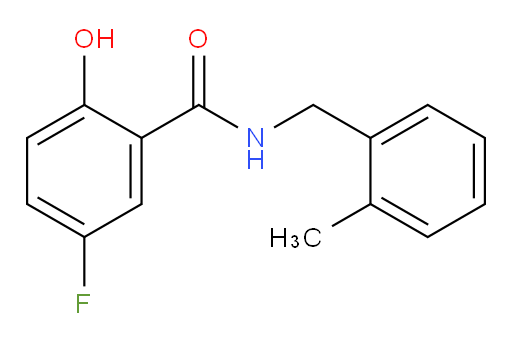 5-fluoro-2-hydroxy-N-(2-methylbenzyl)benzamide