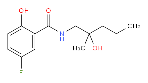5-fluoro-2-hydroxy-N-(2-hydroxy-2-methylpentyl)benzamide